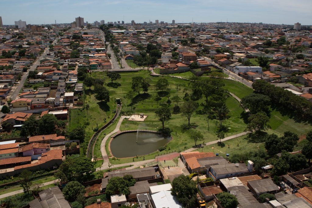 Vista aérea Parque da Liberdade