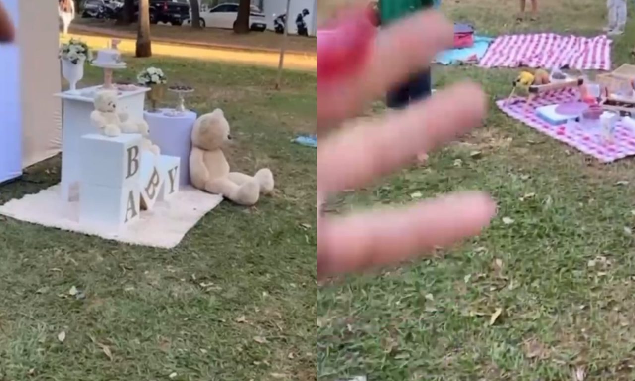 Vídeos de eventos sendo barrados em parques viralizaram nas redes sociais. (Foto: Reprodução)