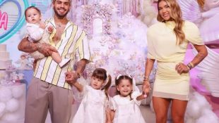Virginia e Zé Felipe na comemoração do aniversário da filha Maria Alice. (Foto: Redes Sociais)