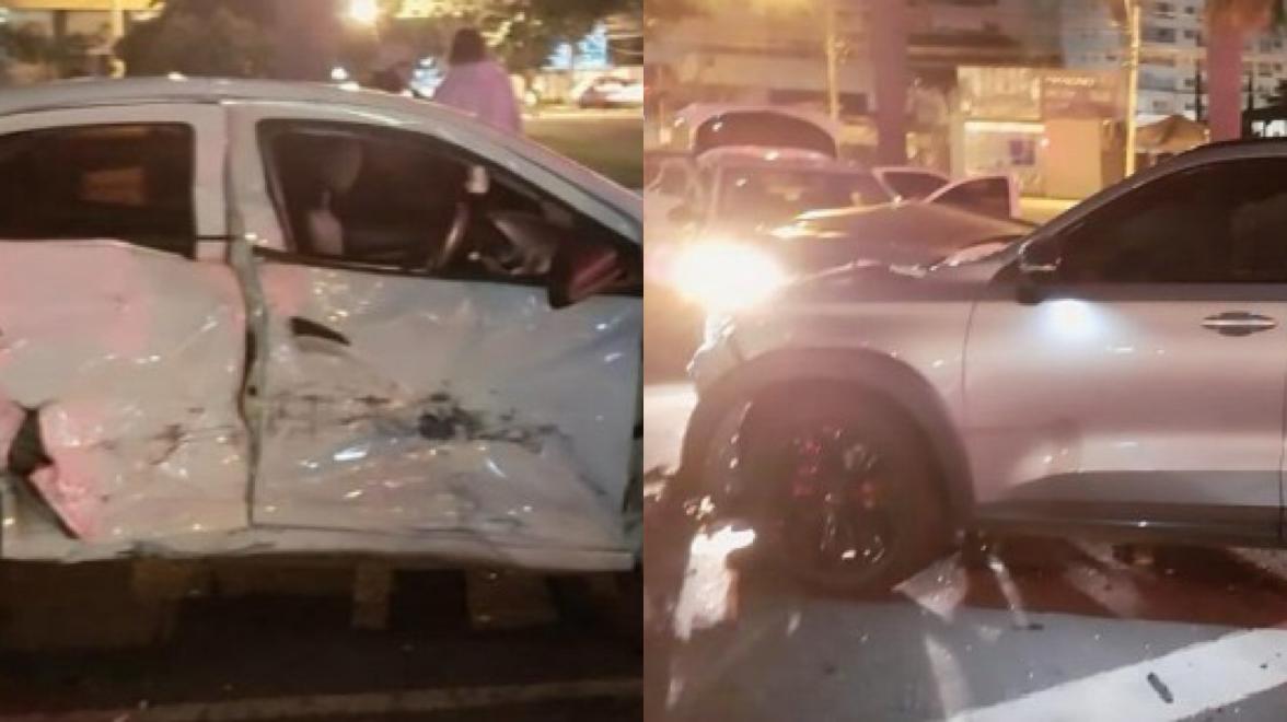 Motorista é encaminhada em estado grave após acidente no Setor Bueno; envolvido fugiu do local