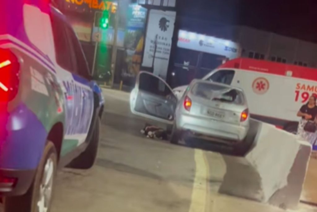 Esposa é levada para delegacia após motorista ser encontrado morto em viaduto de Goiânia