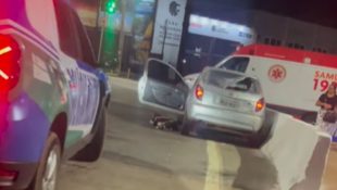 Esposa é levada para delegacia após motorista ser encontrado morto em viaduto de Goiânia