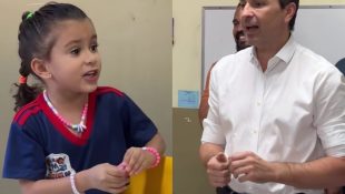Pedido feito ao prefeito por garotinha de Cmei viralizou nas redes sociais. (Foto: Redes Sociais)