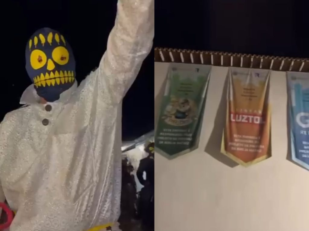 Paróquia emitiu uma nota de esclarecimento após polêmica dos banners. (Foto: Reprodução)