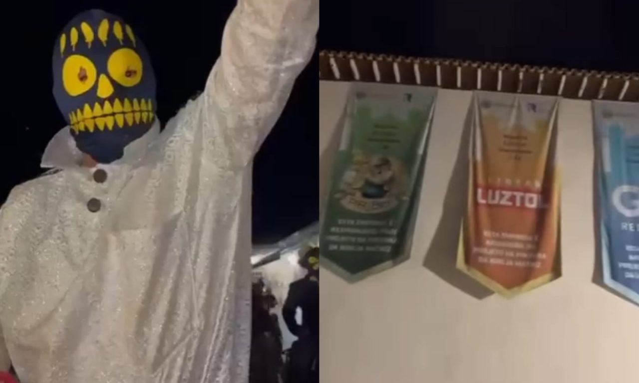 Paróquia emitiu uma nota de esclarecimento após polêmica dos banners. (Foto: Reprodução)