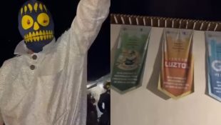 Paróquia emitiu uma nota de esclarecimento após polêmica dos banners. (Foto: Reprodução)