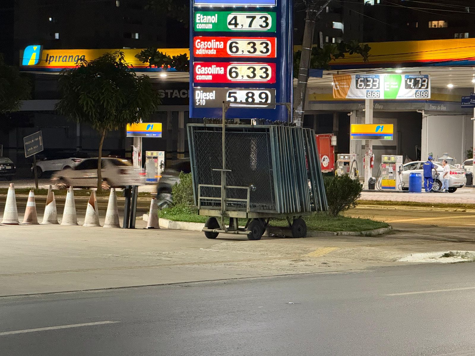 Discrepância nos valores foi grande.