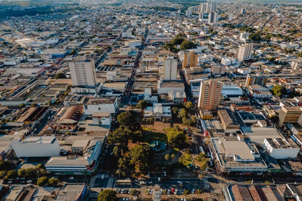 Vista aérea de Anápolis. (Foto: Paulo de Tarso/Secom)