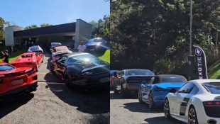 Influenciador viraliza após mostrar 'profusão' de carros de luxo reunidos em Goiânia