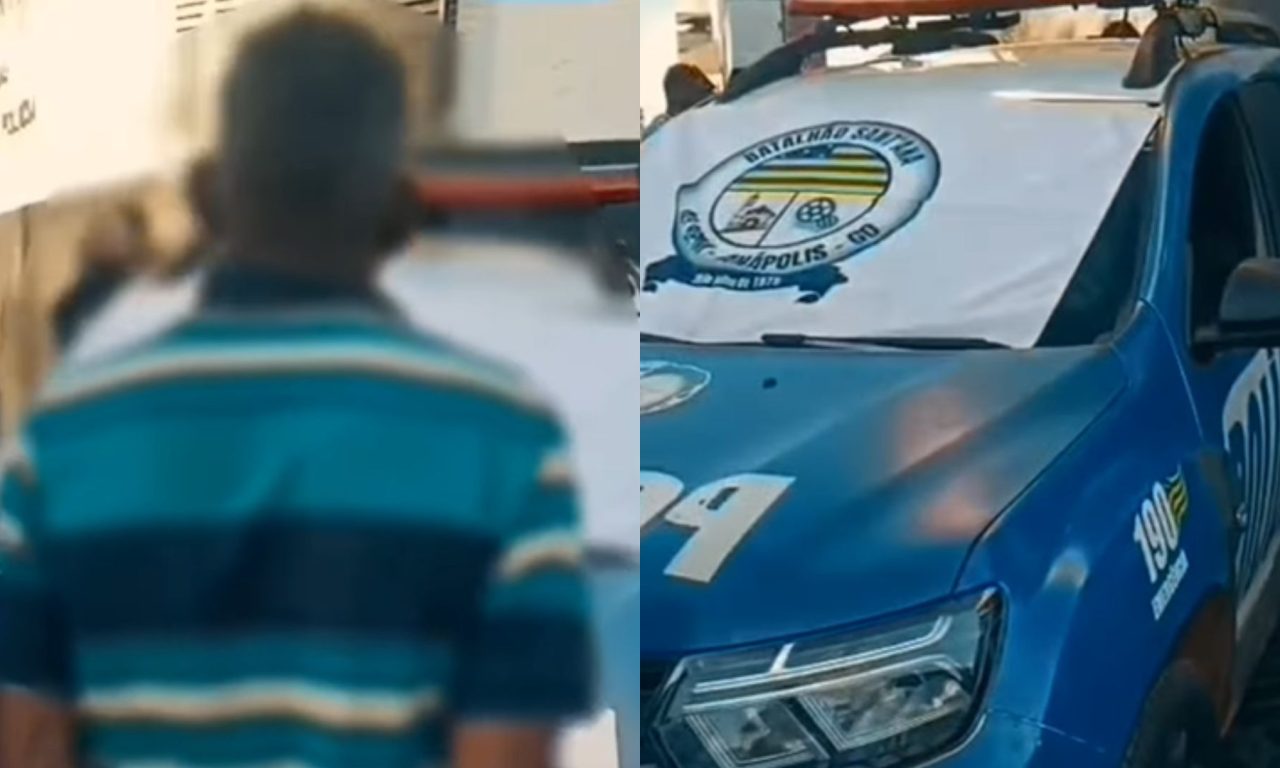 Foragido da Justiça foi detido e levado ao presídio de Anápolis.