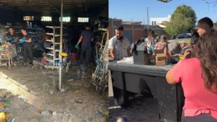Supermercado Estelita tem que se reconstruir após o incêndio.