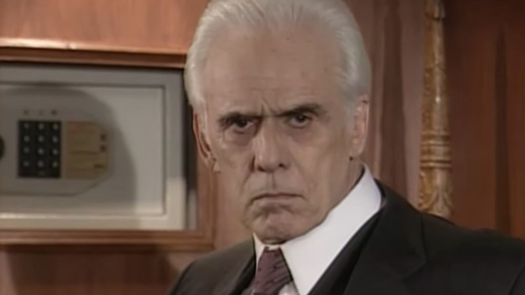 Francisco Cuoco em um dos vários papéis que desempenhou na TV.