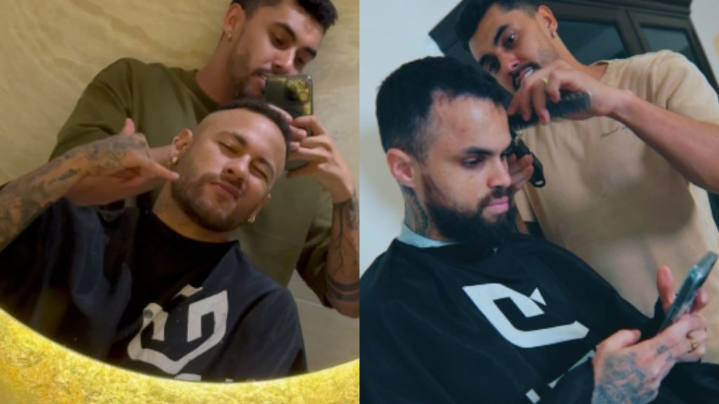 Barbeiro Vinícius já cortou os cabelos de Michael a Neymar.