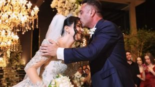 Imagem mostra Maxwell e Juliana. (Foto: @danilocgouveia)