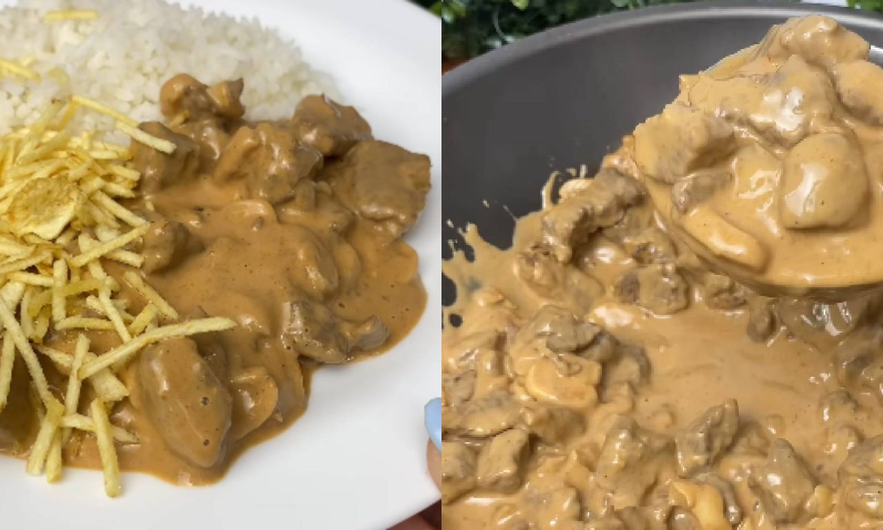 A técnica para fazer o melhor strogonoff de carne do mundo