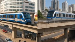 IA imagina como seria Goiânia com metrô e acende discussão em rede social: “demoraria 50 anos”