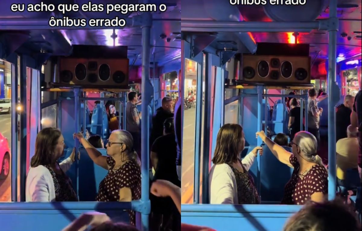 Idosas sobem em “ônibus errado” e viralizam: “só em Goiânia”