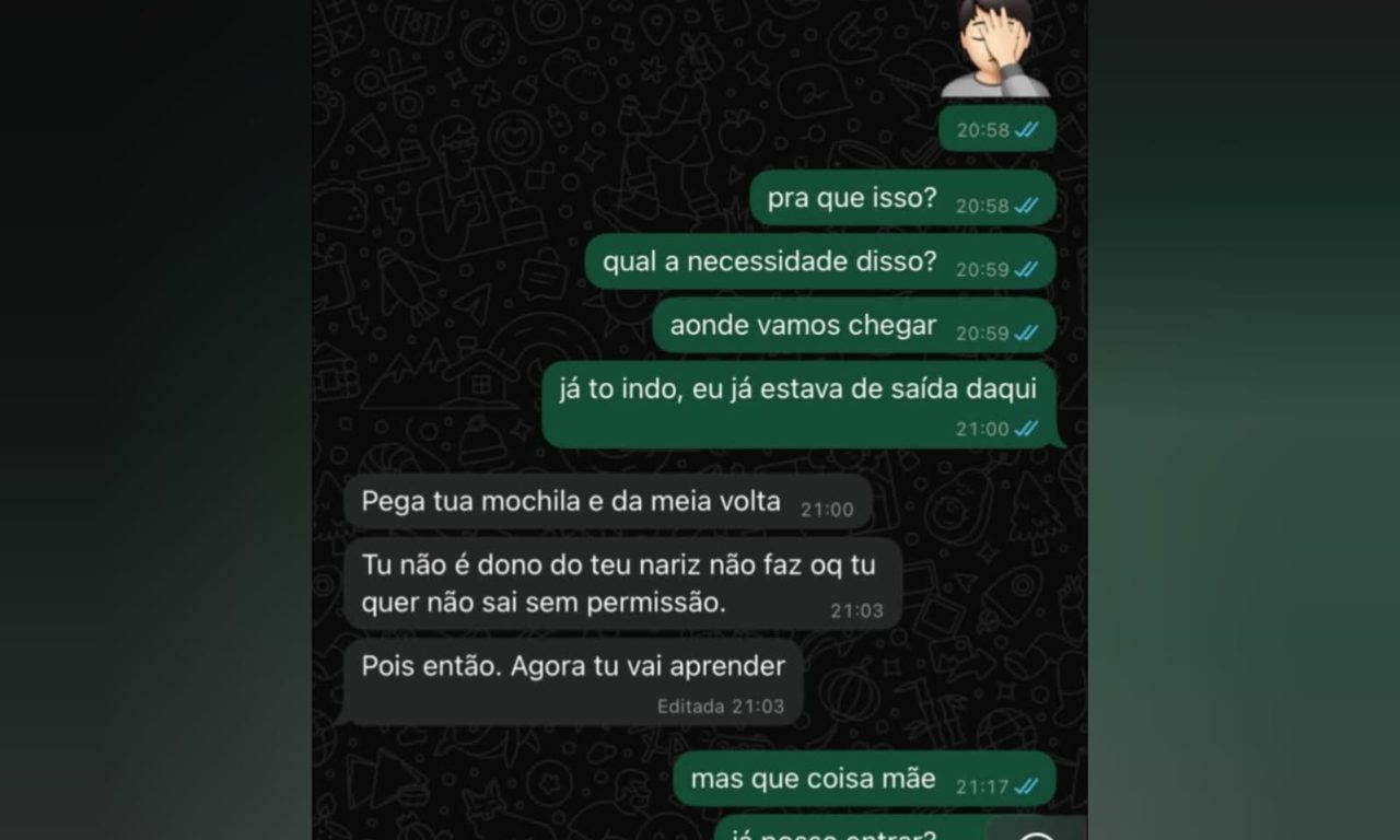 Após ser expulso de casa pela mãe, jovem de 19 anos expõe o motivo e questiona: “é normal?”