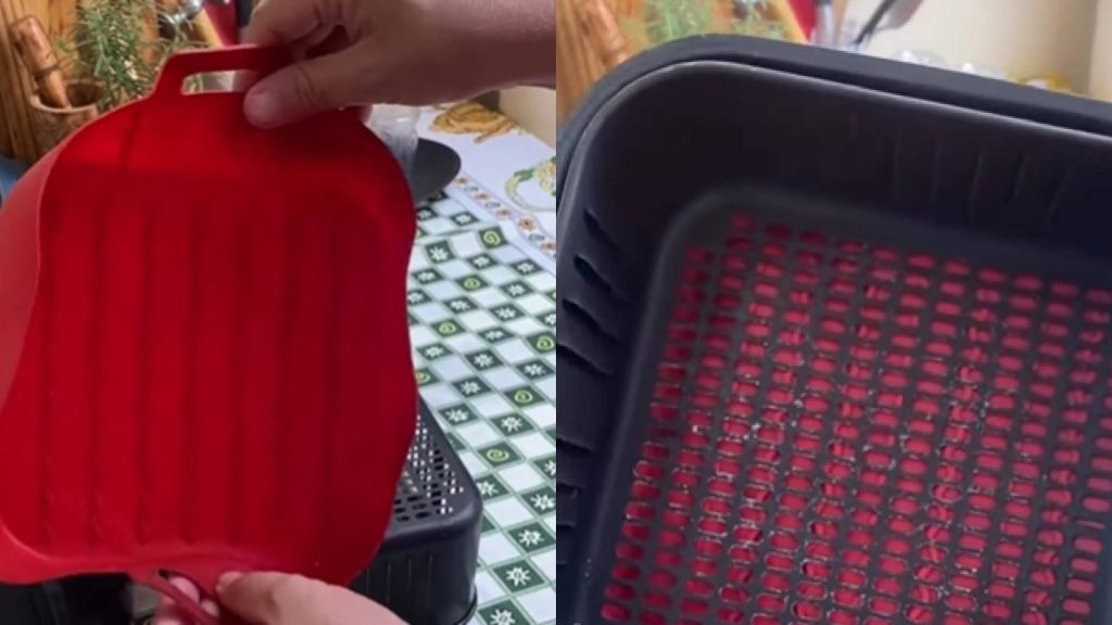 Essa é a forma correta de usar a forma de silicone na air fryer e muitos não sabem