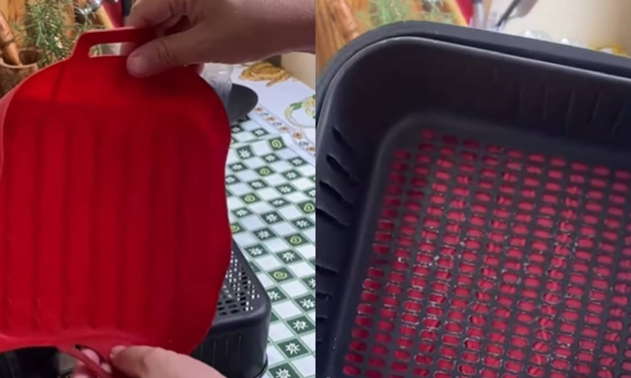 Essa é a forma correta de usar a forma de silicone na air fryer e muitos não sabem
