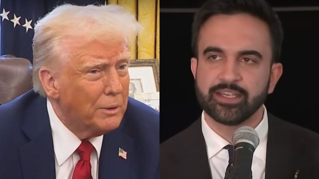 Donald Trump atacou o jovem candidato socialista Zohran Mamdani, que venceu as primárias democratas para a Prefeitura de Nova York.