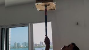 Pintor ensina técnica infalível para pintar a casa sem sujeira