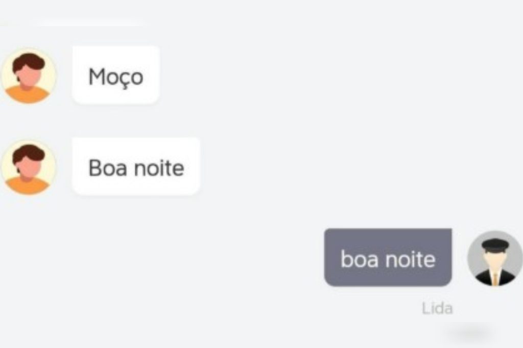 Motorista de aplicativo é pego de surpresa com mensagem de passageiro