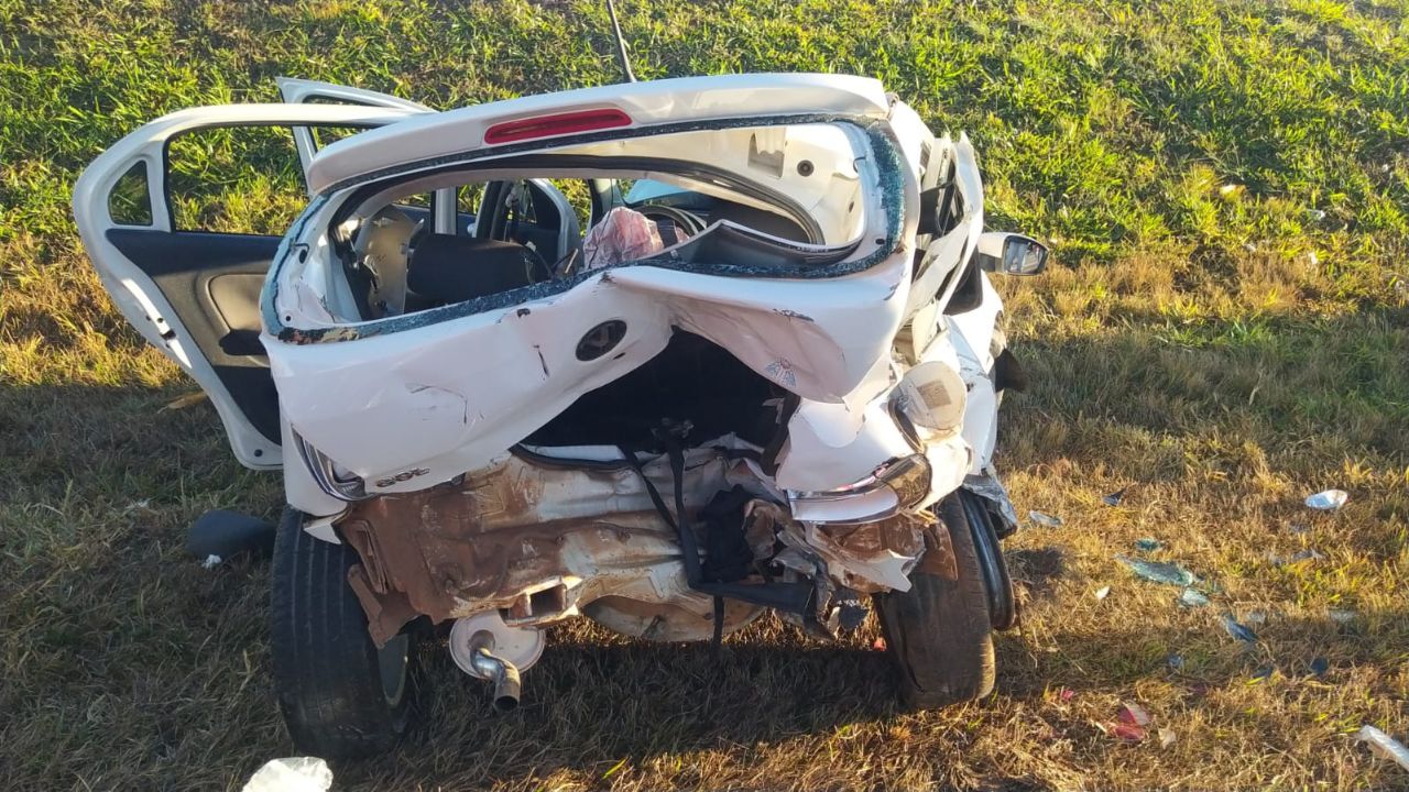 Acidente envolveu quatro veículos. (Foto: Divulgação/Triunfo Concebra)