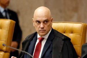 Ministro Alexandre de Moraes durante sessão do STF. (Foto: Bruno Peres/Agência Brasil)