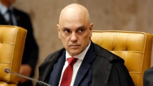 Ministro Alexandre de Moraes durante sessão do STF. (Foto: Bruno Peres/Agência Brasil)