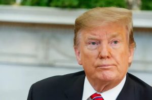 Donald Trump, no Salão Oval da Casa Branca.