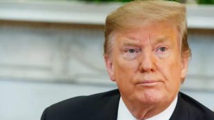 Donald Trump, no Salão Oval da Casa Branca.
