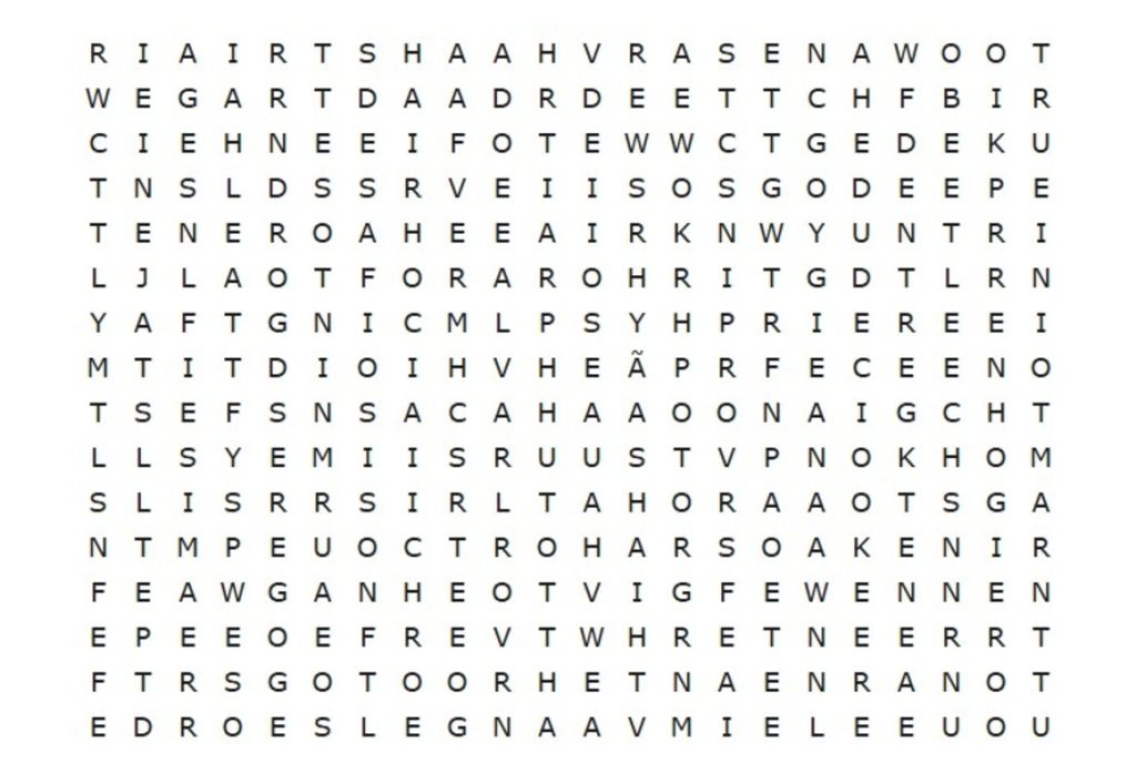 Apenas mentes ágeis vão conseguir encontrar “DESAFIO” e “DIVERSÃO” em apenas 15 segundos