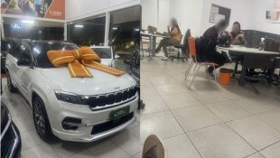Caso ocorreu na Localiza Seminovos de Anápolis. (Foto: Reprodução)