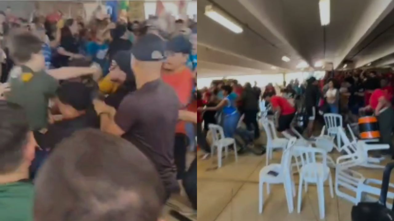 Militantes de direita são expulsos a pontapés e cadeiradas do congresso da UNE, na UFG