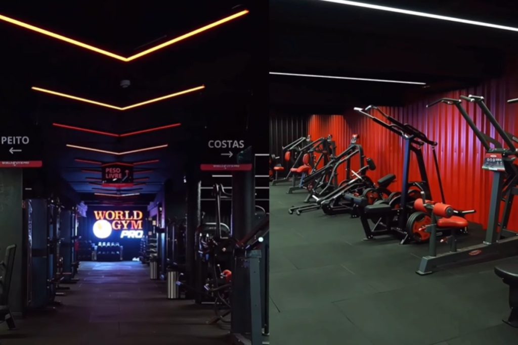 Direto da Califórnia, academia gringa com halter de 100 kg desembarca em Goiânia