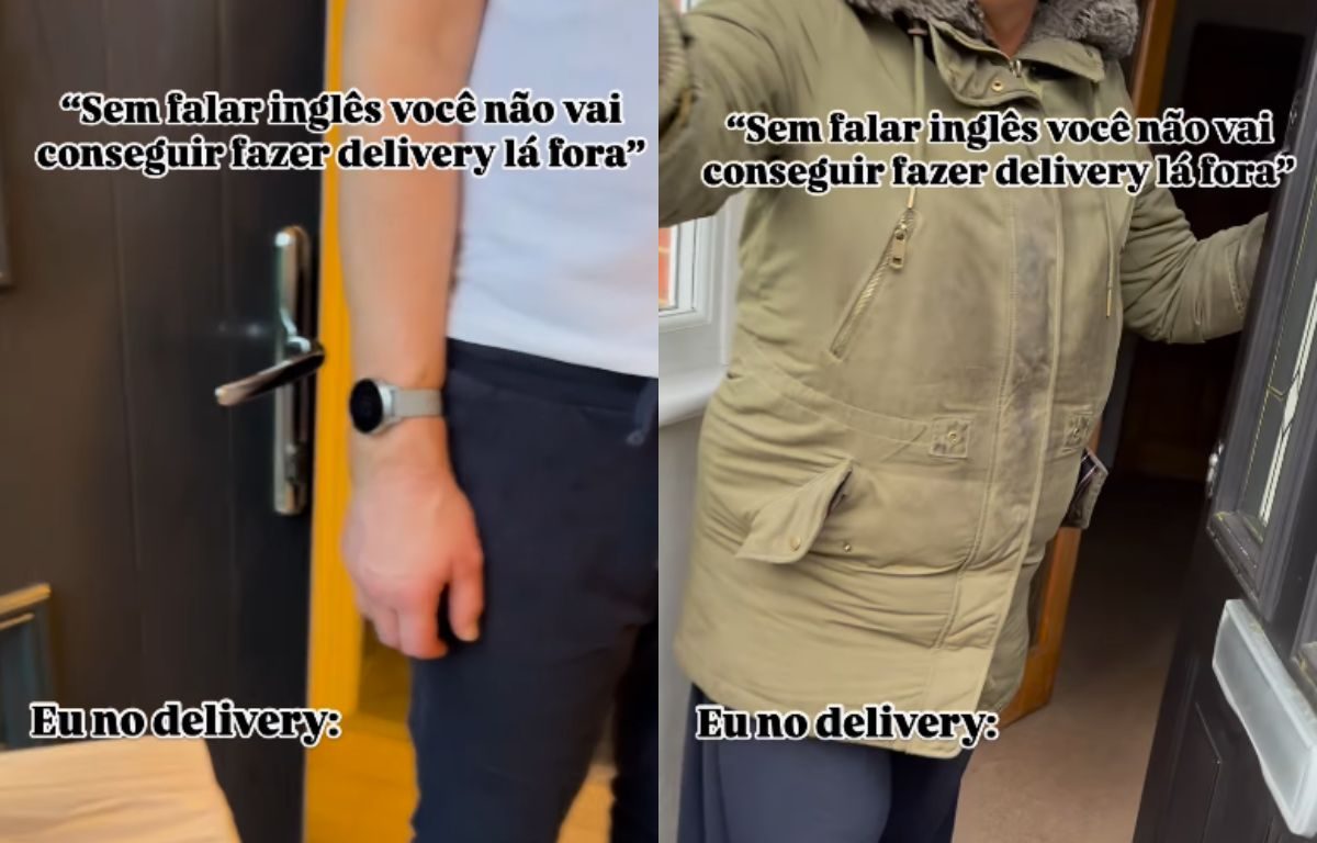 Sem falar inglês, goiano mostra como se vira para trabalhar de entregador na Inglaterra