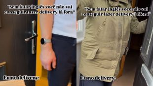 Sem falar inglês, goiano mostra como se vira para trabalhar de entregador na Inglaterra