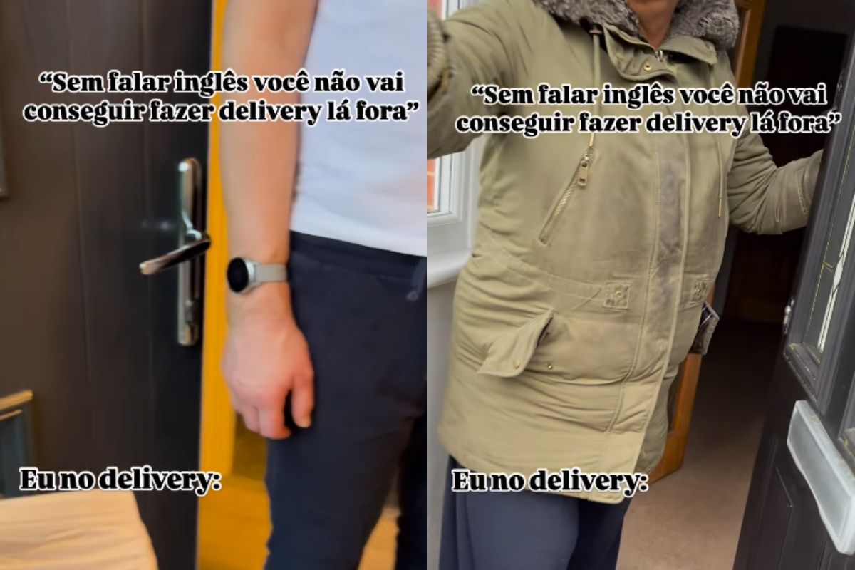 Sem falar inglês, goiano mostra como se vira para trabalhar de entregador na Inglaterra