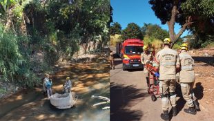 Idoso encontrado em córrego em Anápolis