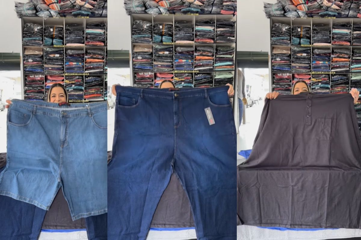 Loja de Goiânia viraliza ao mostrar tamanhos de roupas Plus Size: “ficou famosa”