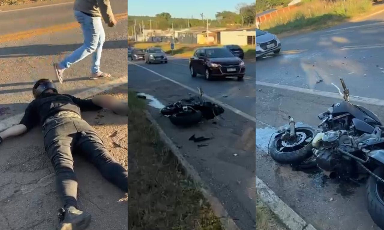 Acidente aconteceu na BR-414, em Anápolis. (Foto: Reprodução)