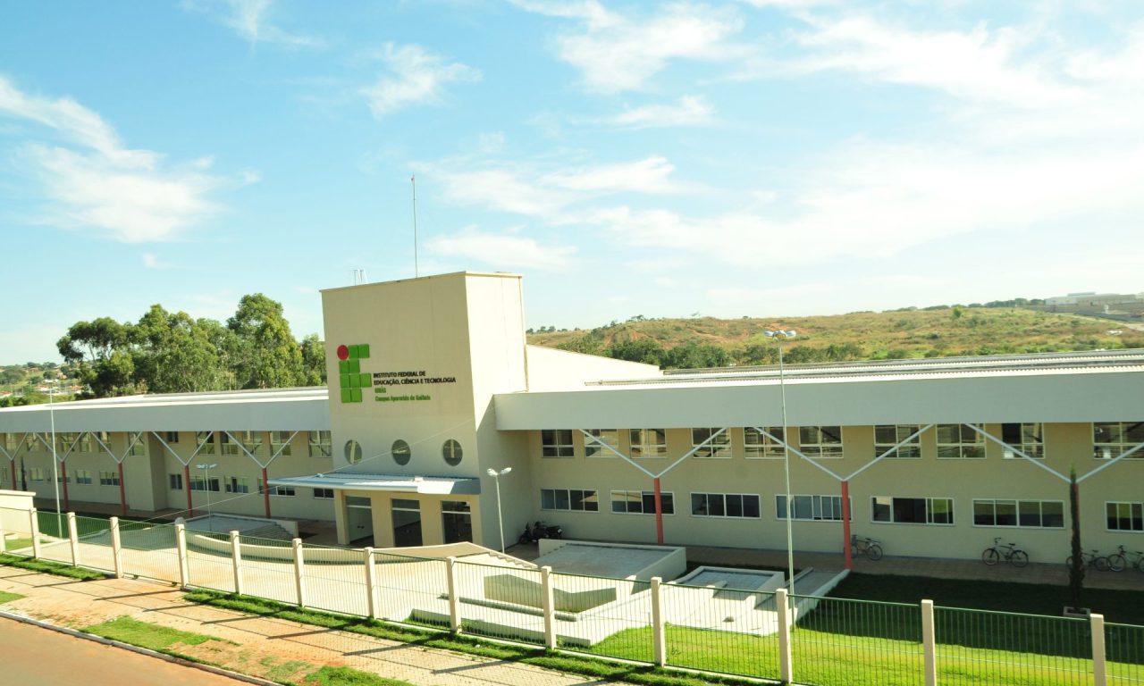 Fachada do Instituto Federal de Goiás (IFG) de Aparecida de Goiânia. (Foto: Divulgação/Secretaria Municipal de Comunicação de Aparecida de Goiânia)
