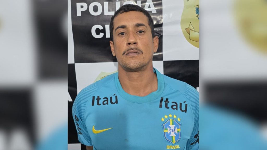 Homem foi preso após crimes em pousada de Aruanã. (Foto: Divulgação/PC)
