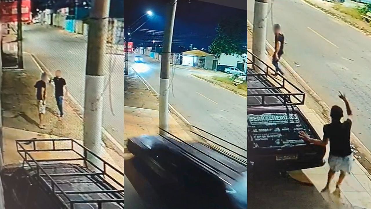 Motorista tentou fugir após a colisão. (Foto: Reprodução)