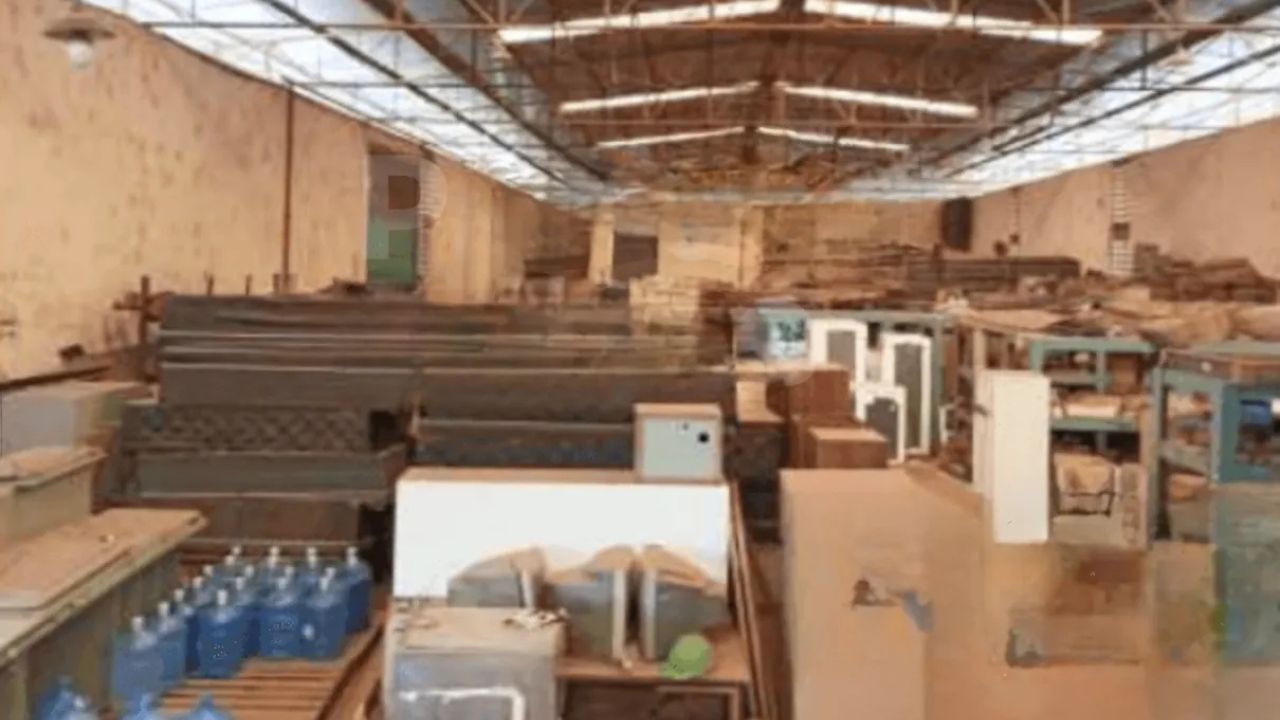 Imóvel com estrutura montada está incluído no leilão. (Foto: Reprodução/Positivo Leilões)