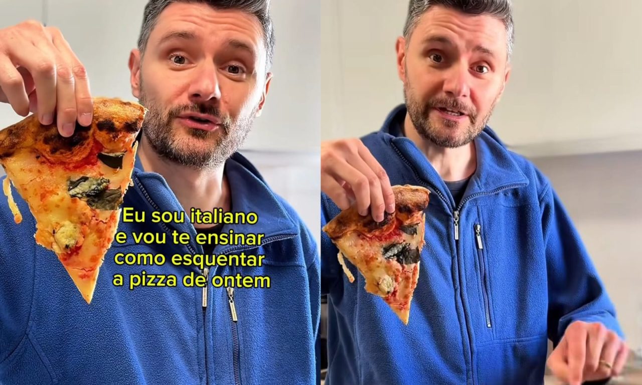 Italiano ensina como aproveitar aquela pizza de ontem que sobrou do jantar