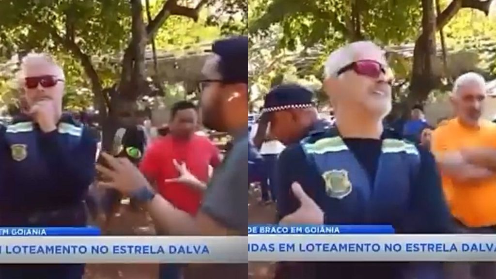 Jornalista foi destratado por servidor. (Foto: Reprodução/TV Sucesso)