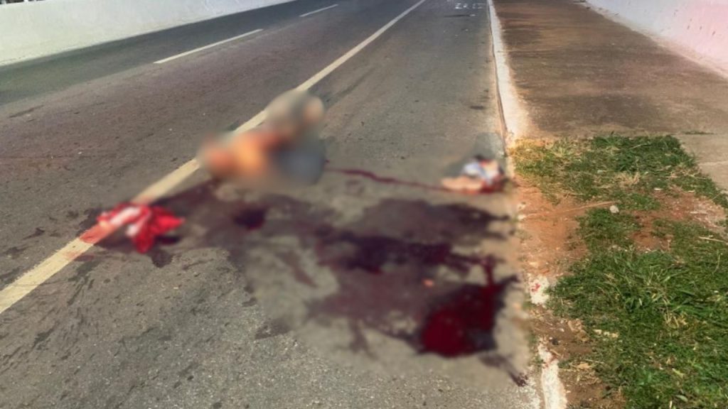 Jovem foi perseguido e esfaqueado. (Foto: Reprodução)