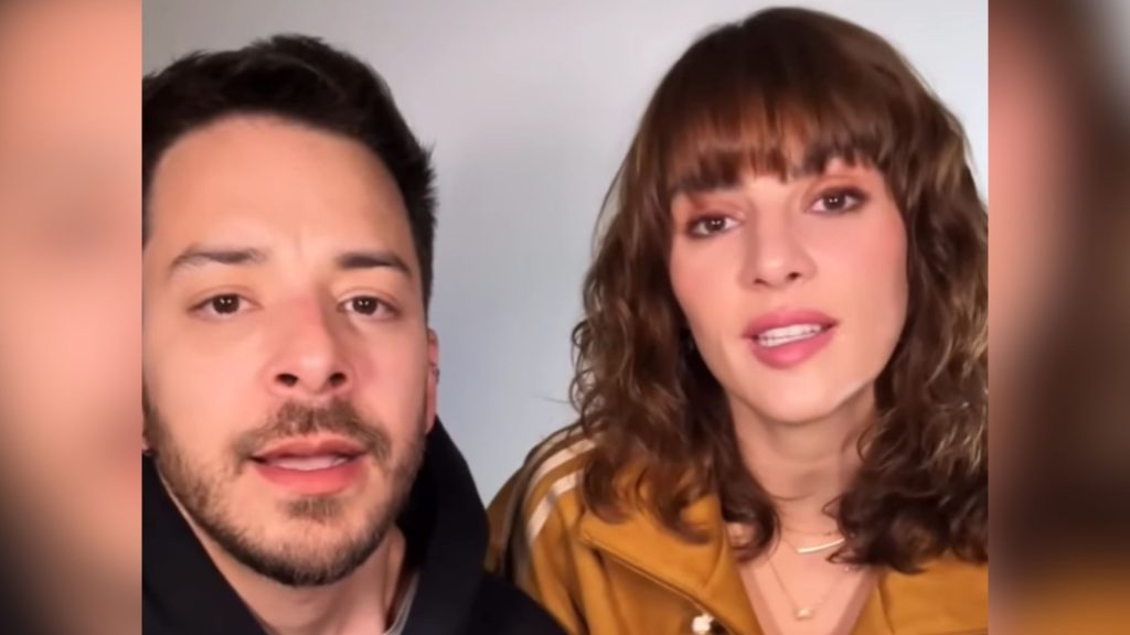 Junior Lima e Monica Benini.